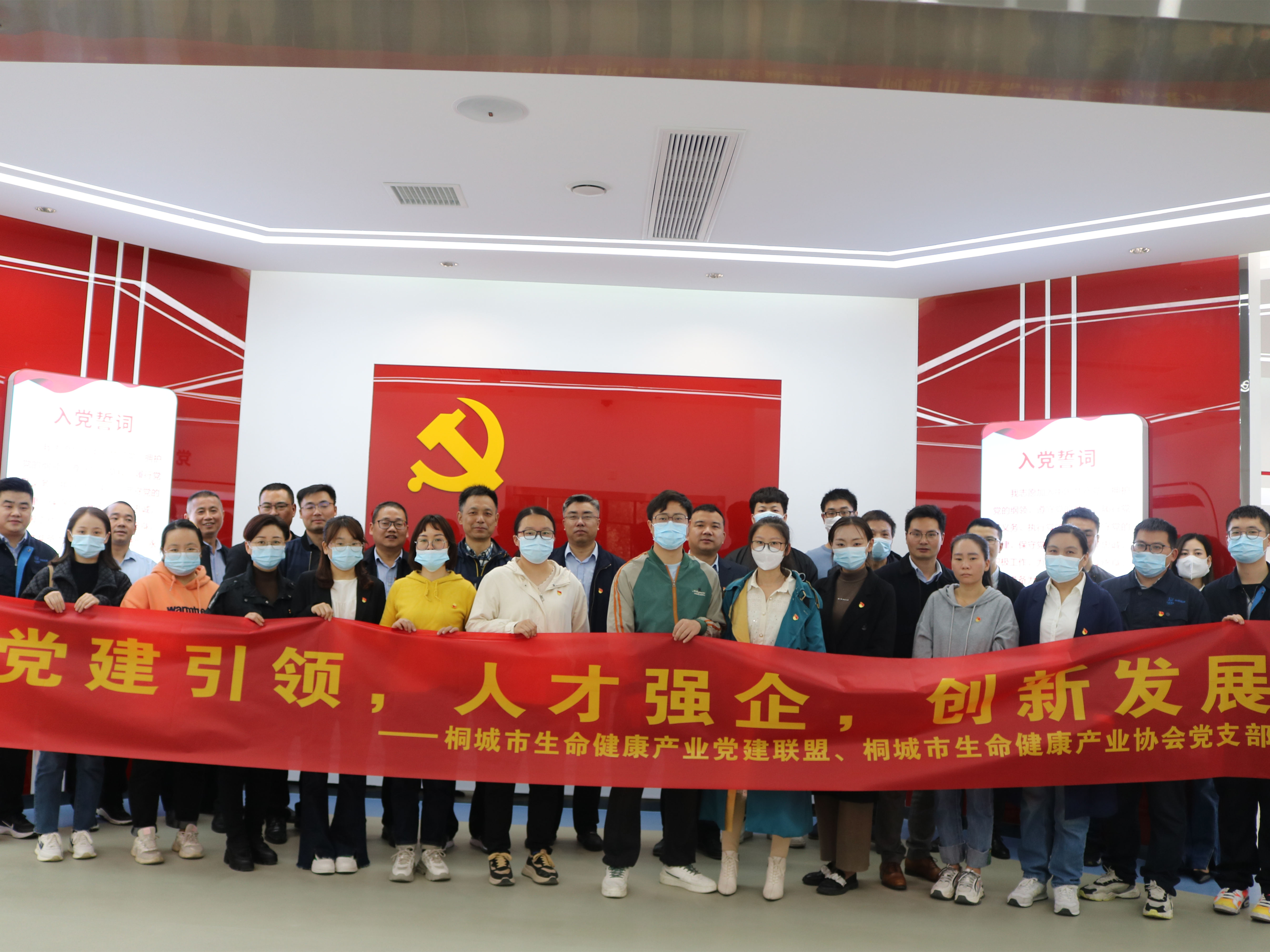桐城市生命健康产业党建联盟开展主题党日活动