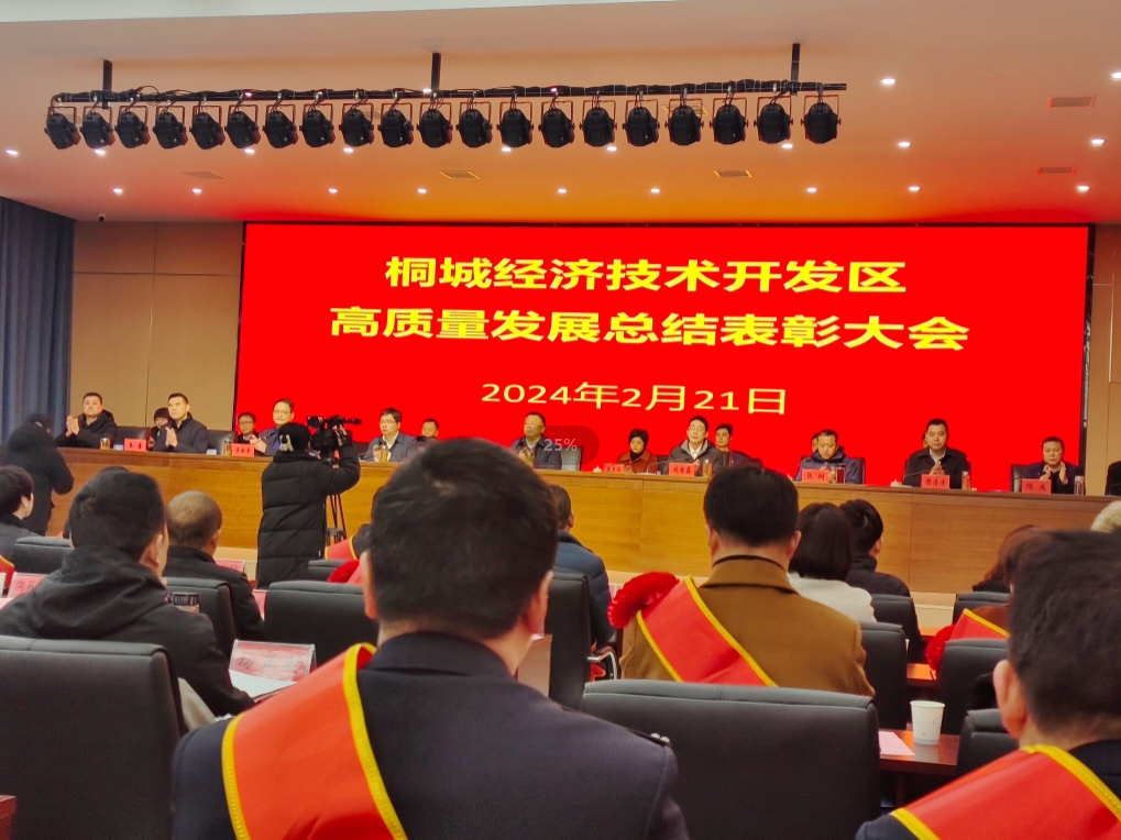 萍聚德科技多项工作受到桐城市经开区表彰表扬